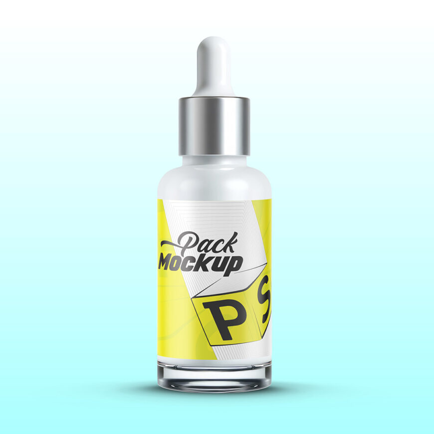 Dropper Bottle Mockup PSM005