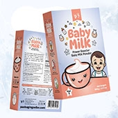 Baby Milk Powder Box Packaging Design Template PS326